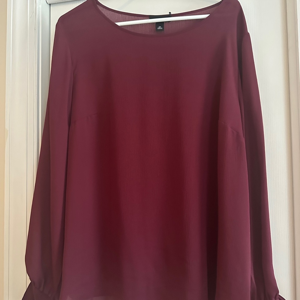 Alyx Deep Red Women's Blouse